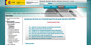 Foto noticia portada web del Ministerio de Educación, Cultura y Deporte