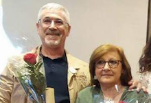 Fulgencio Madrid y Teresa Moras, socios de honor de FEAADAH